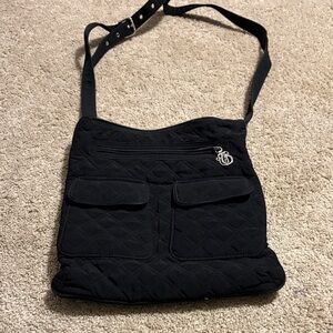Vera Bradley Black Quilted Crossbody Bag